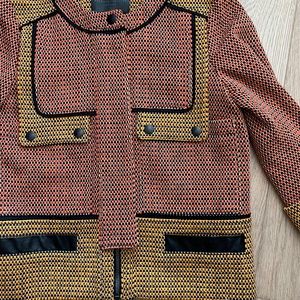 Proenza Schouler basket weave tweed jacket